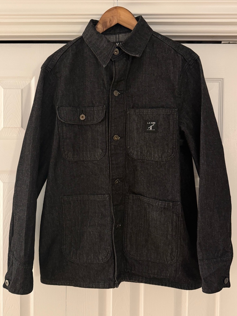 L.C. King (f/k/a Pointer Brand) Chore Coat in 12 oz. Mount Vernon Mills Denim